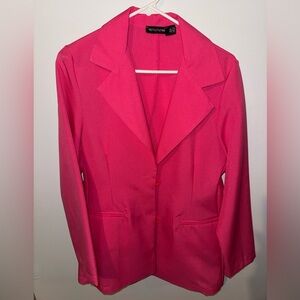 PrettyLittleThing Fuchsia Blazer